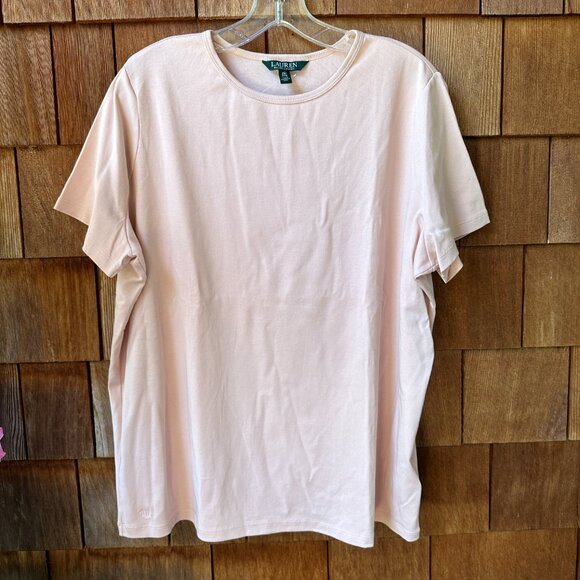 NWOT Ralph Lauren Set of Two Crewneck Short Sleeve T-Shirts in Women's 2X - Picture 12 of 15